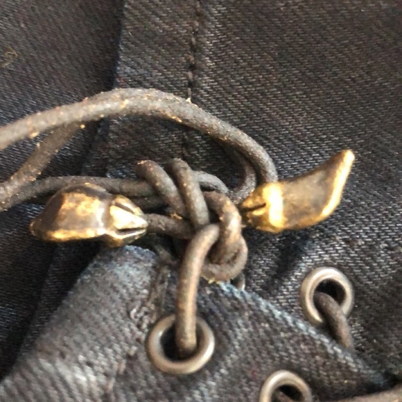 J Branduarte Skinny Minx Suffragette Lace Up Jeans 29 - Picture 11 of 12